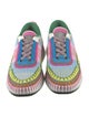 Chloé Mesh Colorblock Pattern Sneakers