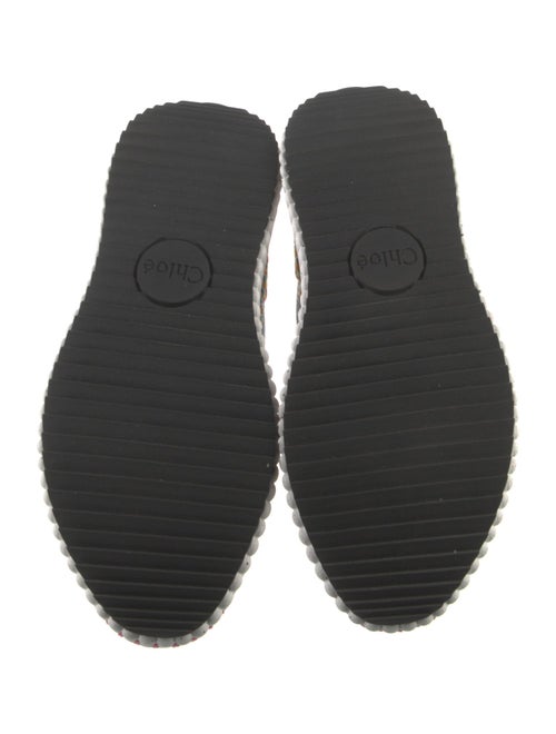 Chloé Mesh Colorblock Pattern Sneakers