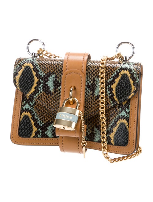 Chloé Embossed Leather Evening Bag