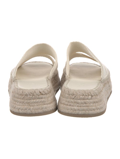 Chloé Canvas Embroidered Accent Espadrilles