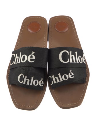 Chloé Woody Printed Slides