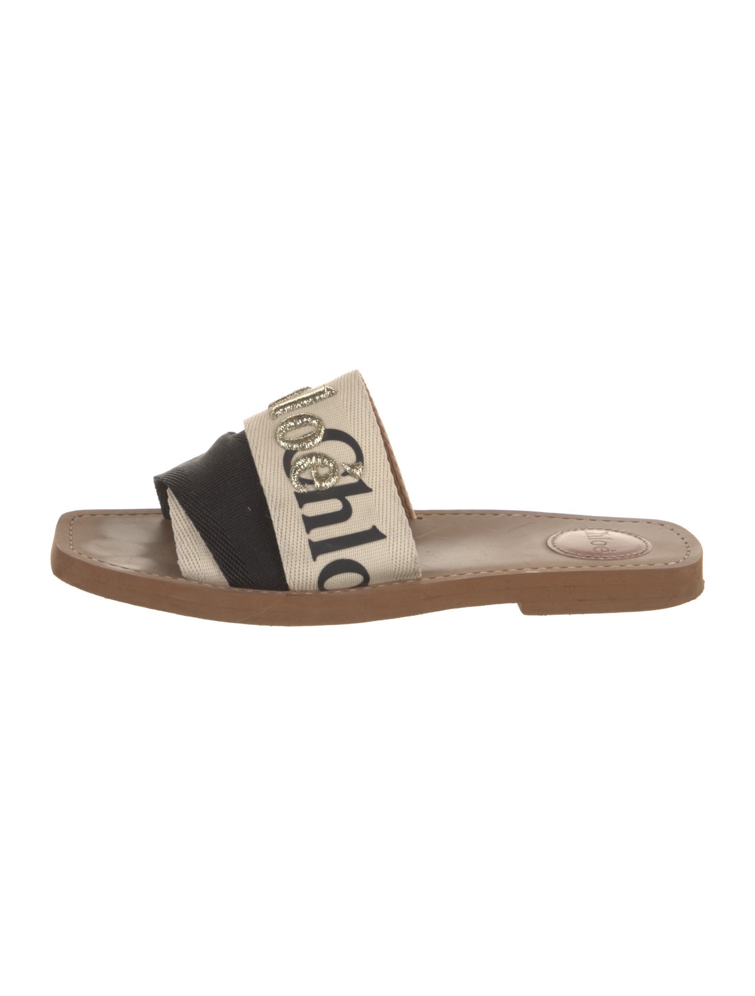 Chloé Canvas Printed Slides