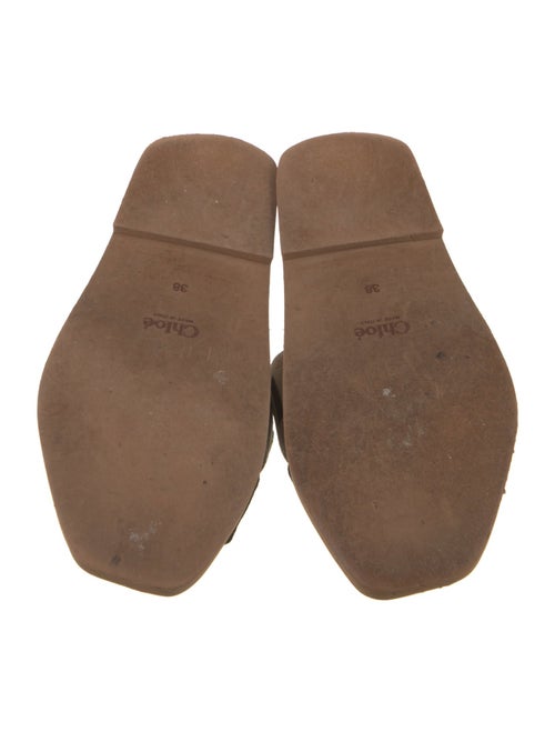 Chloé Canvas Printed Slides