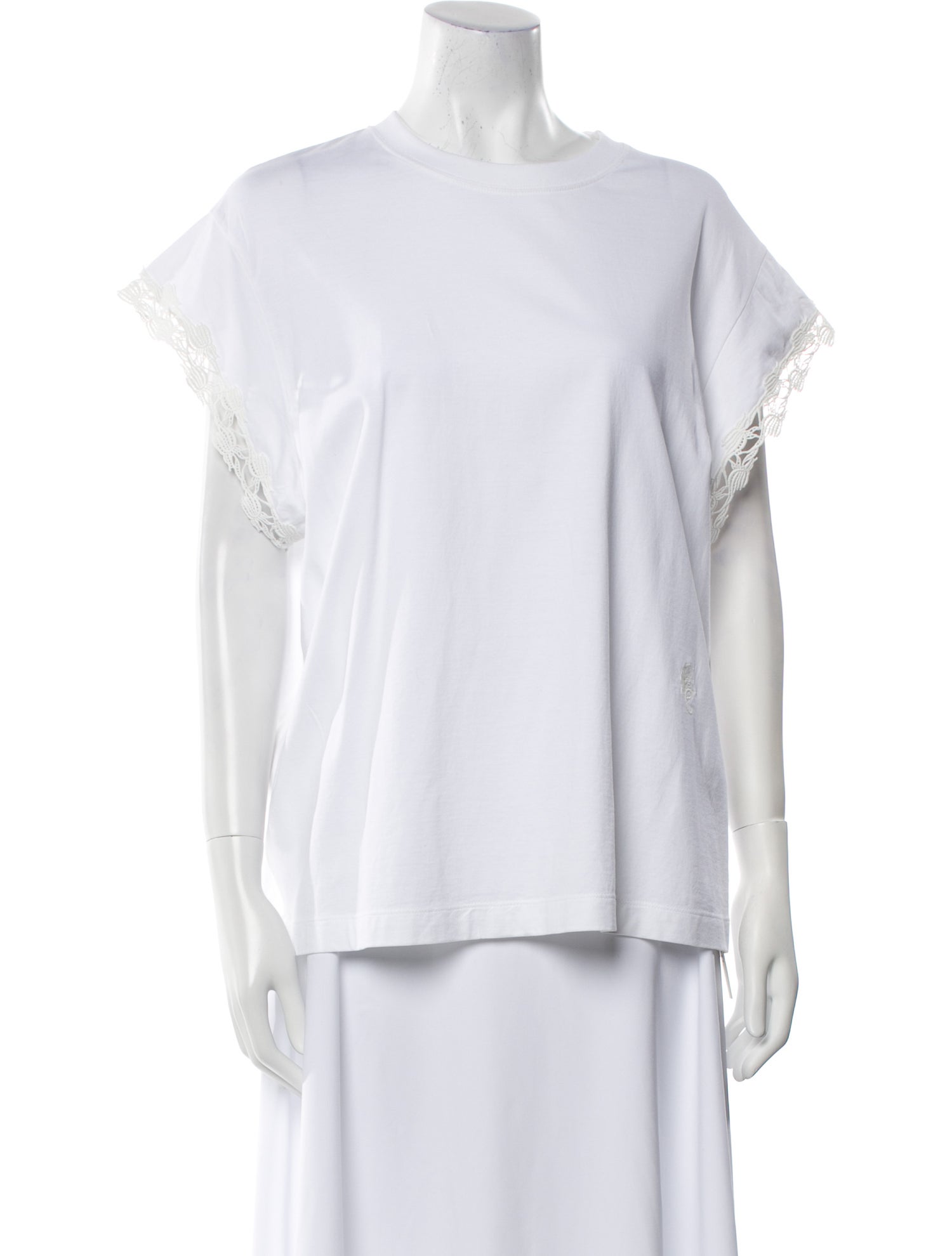 Chloé Scoop Neck Short Sleeve T-Shirt