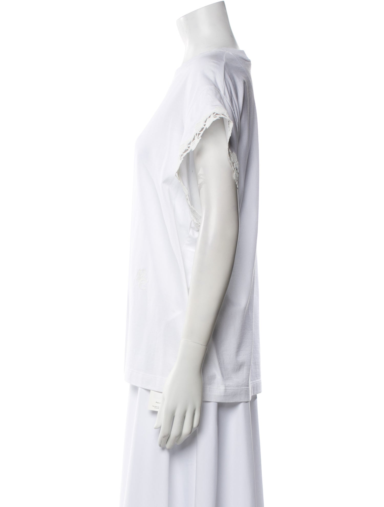 Chloé Scoop Neck Short Sleeve T-Shirt