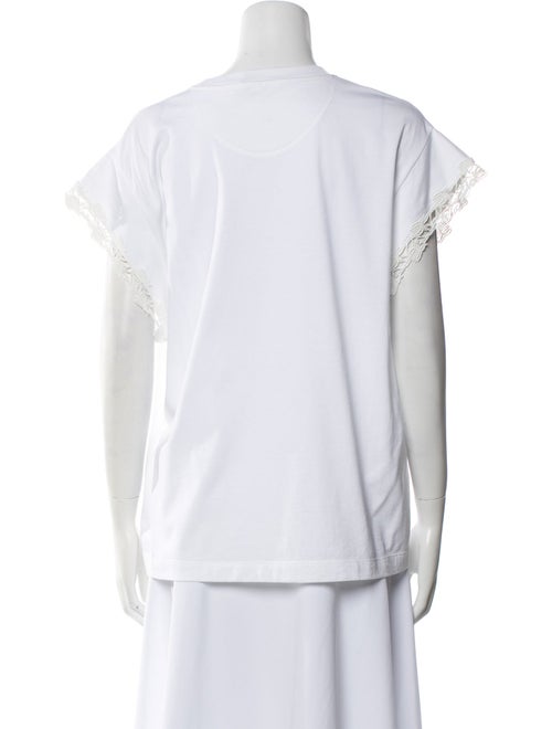 Chloé Scoop Neck Short Sleeve T-Shirt