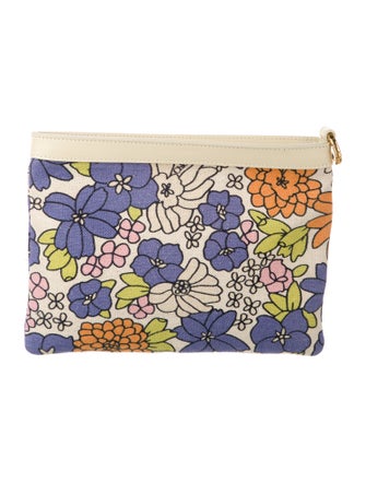 Chloé Canvas Cosmetic Bag