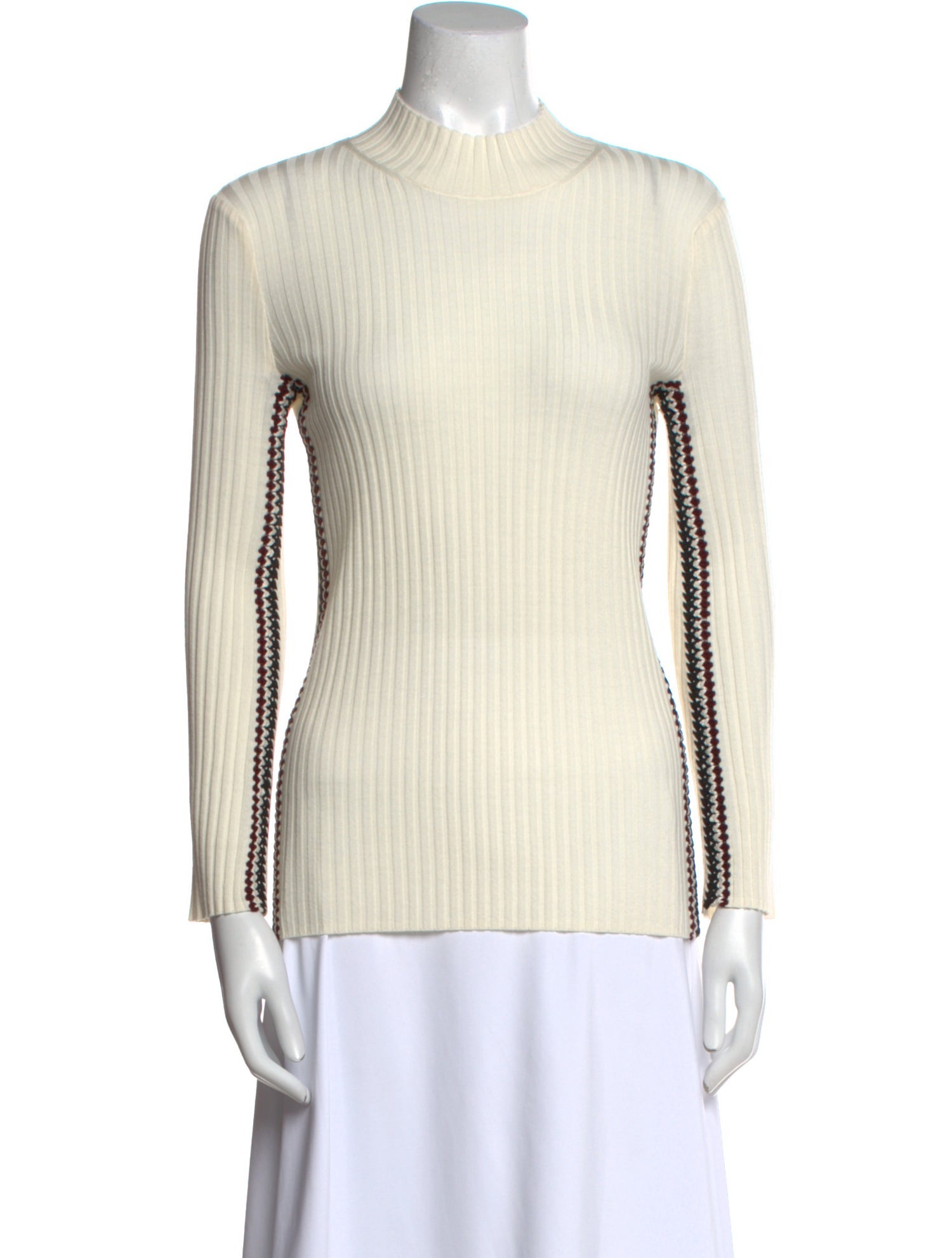 Chloé Wool Mock Neck Top