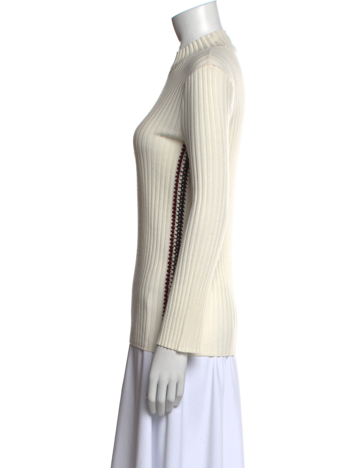 Chloé Wool Mock Neck Top