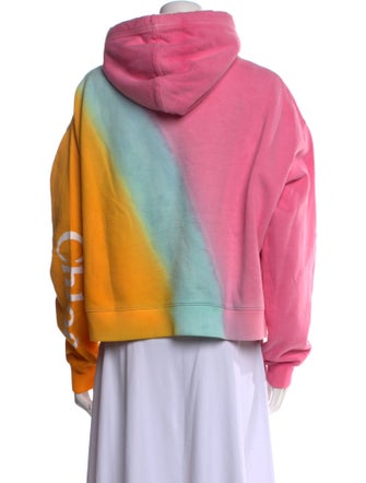 Chloé Tie-Dye Print Crew Neck Sweatshirt