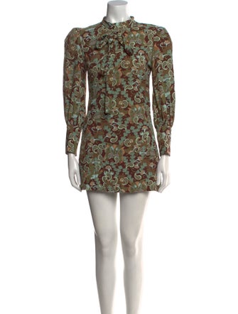 Chloé Printed Mini Dress