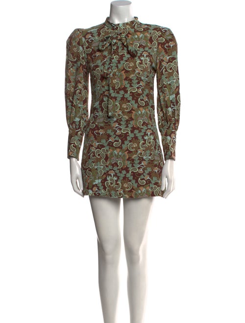 Chloé Printed Mini Dress