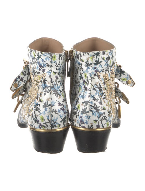 Chloé Leather Printed Boots