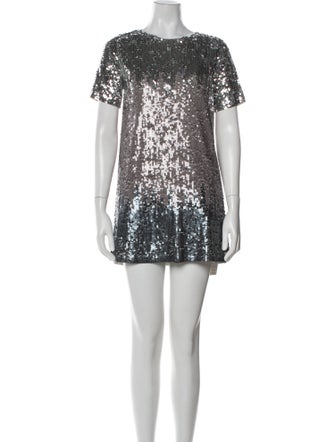 Chloé Bateau Neckline Mini Dress