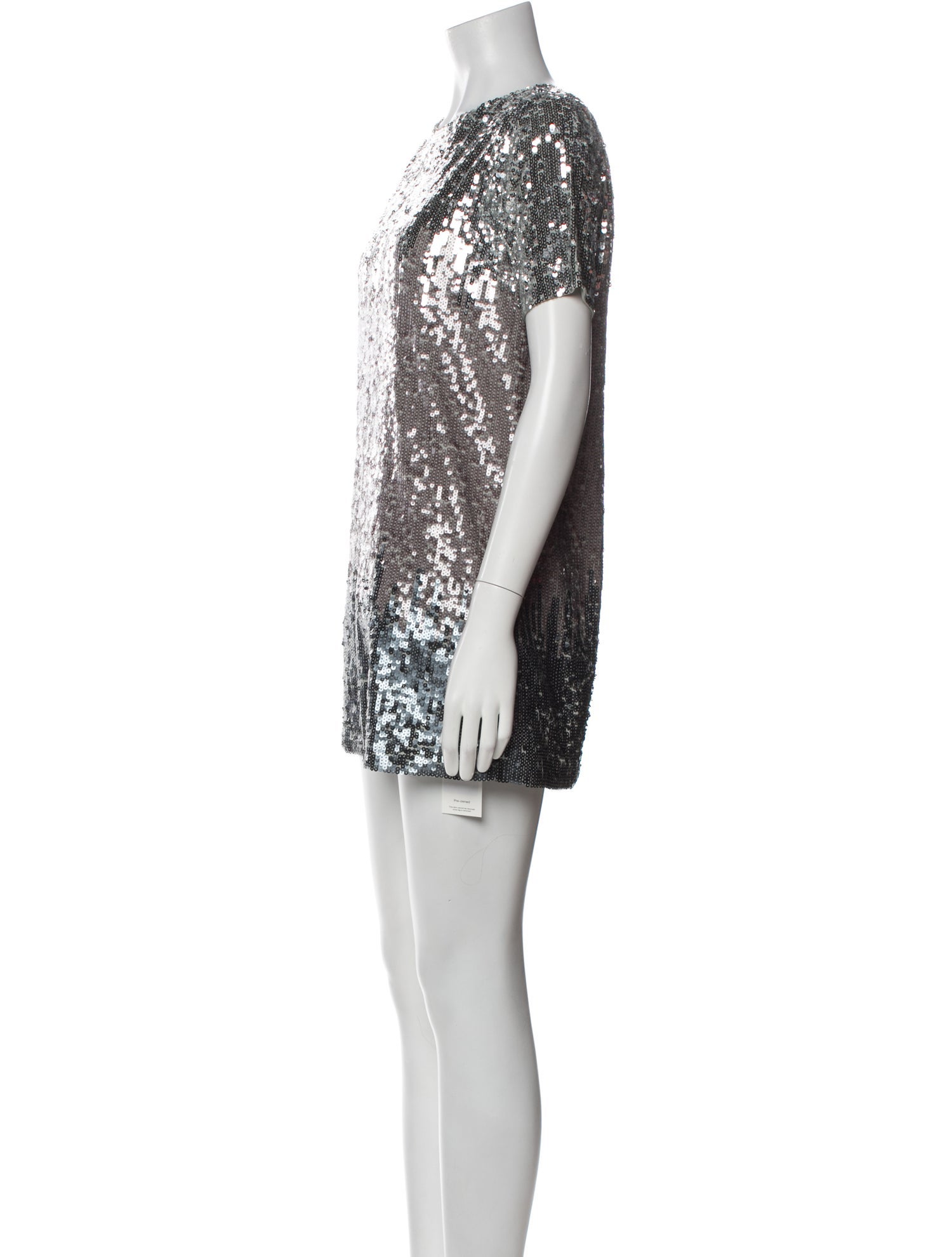 Chloé Bateau Neckline Mini Dress