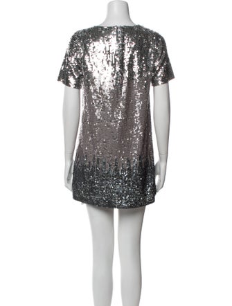 Chloé Bateau Neckline Mini Dress