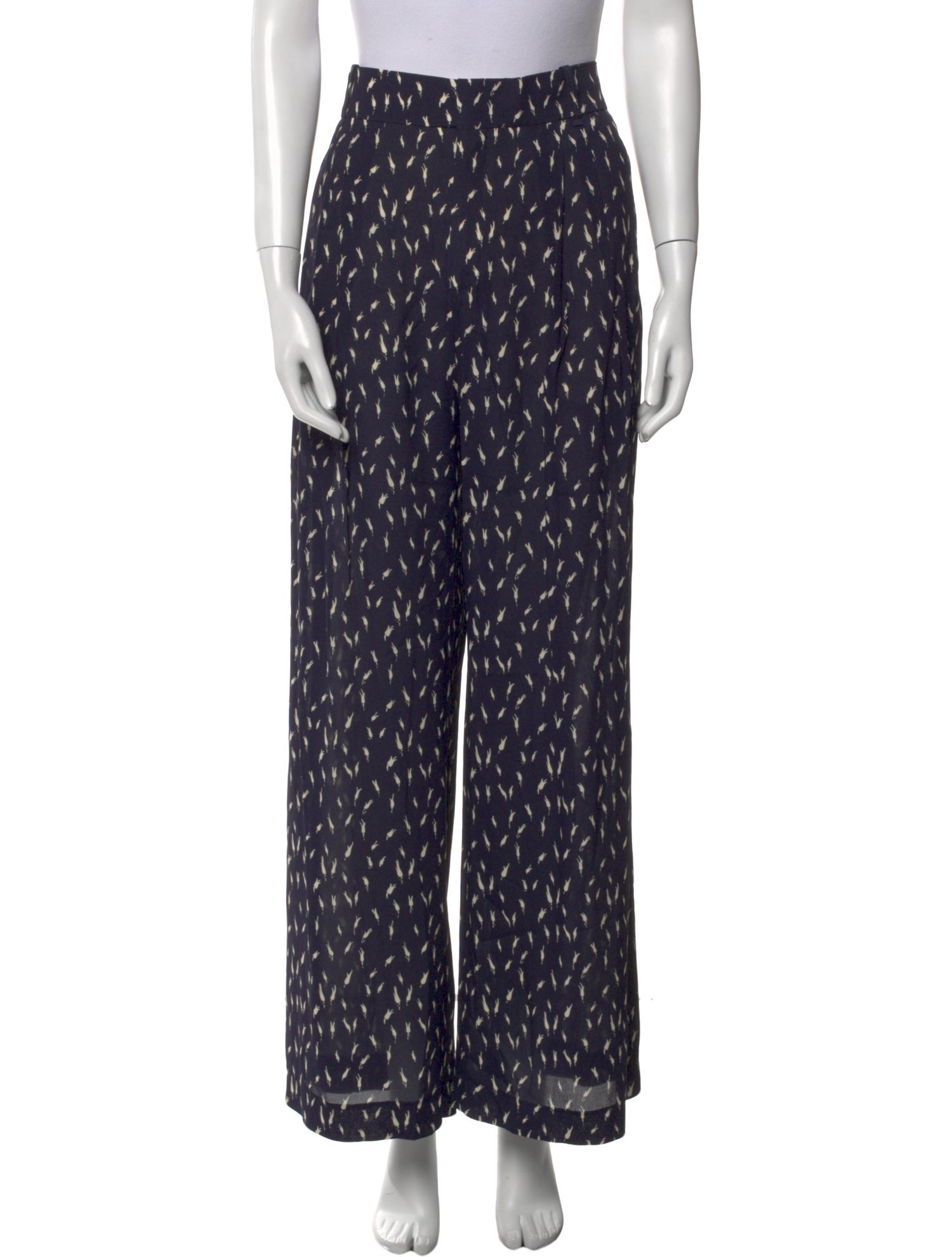 Chloé Printed Wide Leg Pants