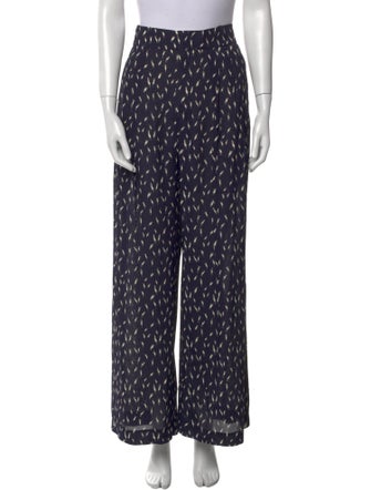 Chloé Printed Wide Leg Pants