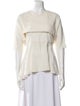 Chloé Silk Crew Neck Blouse