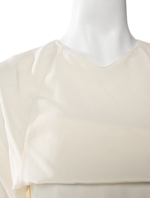 Chloé Silk Crew Neck Blouse