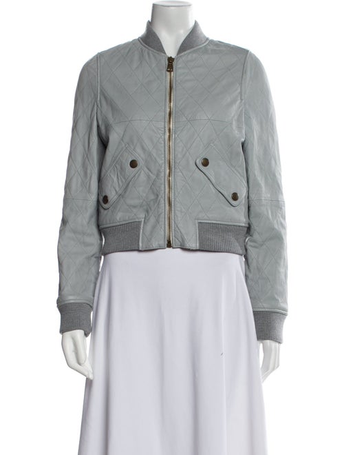 Chloé Leather Bomber Jacket
