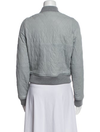 Chloé Leather Bomber Jacket