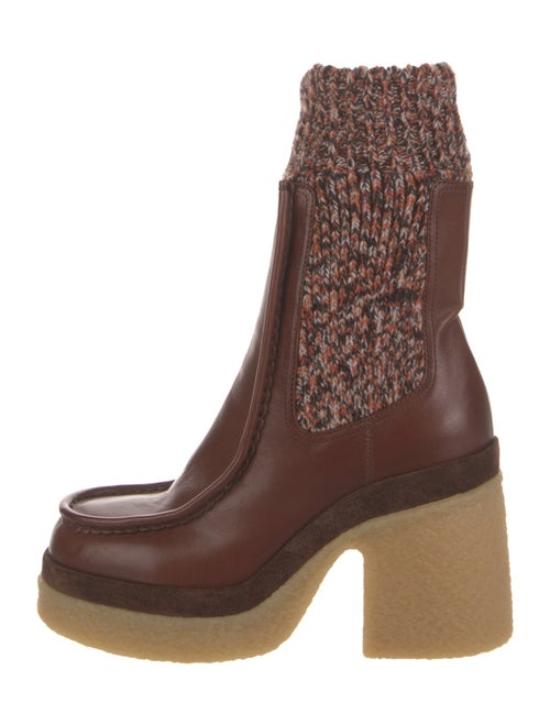 Chloé Leather Sock Boots