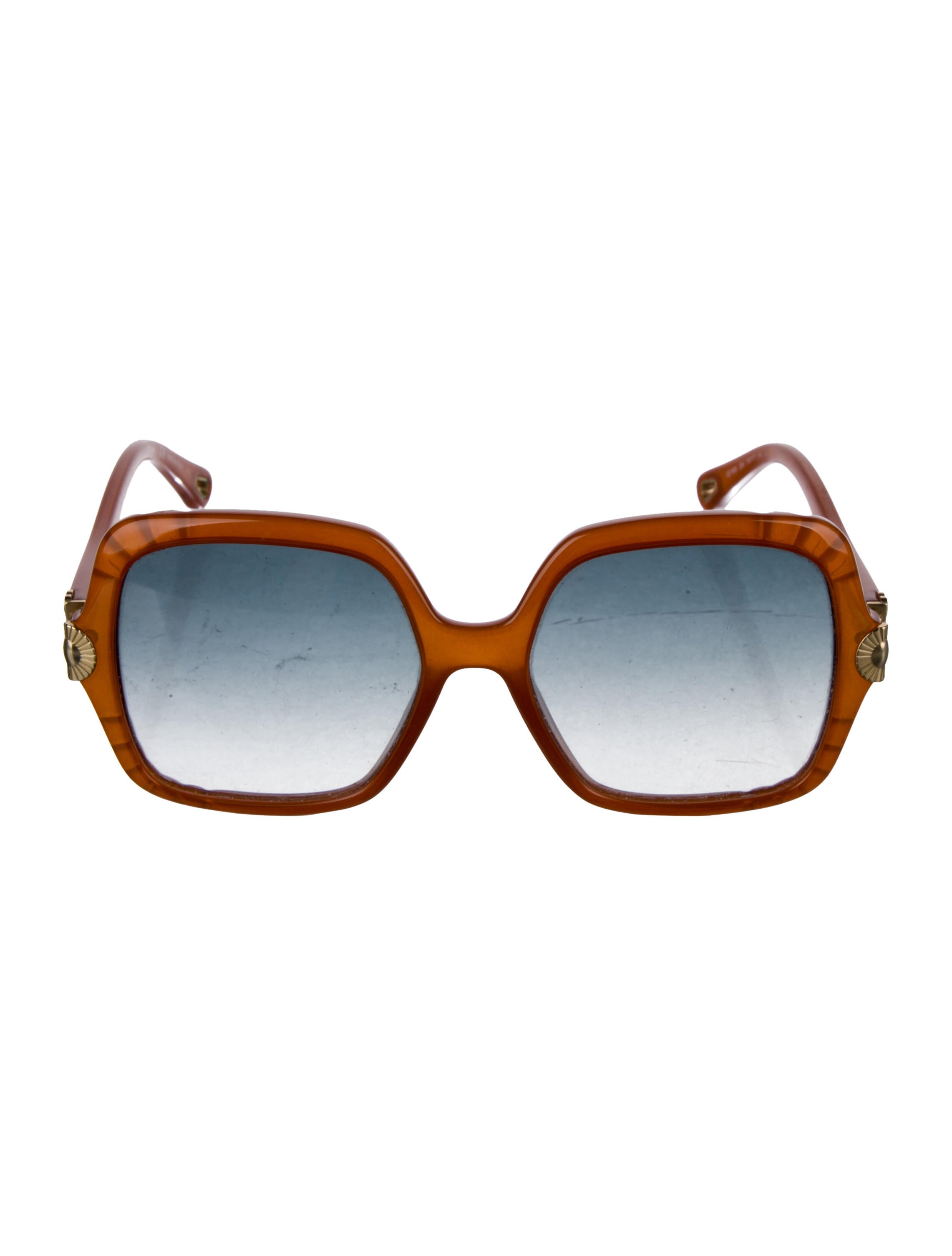 Chloé Square Gradient Sunglasses