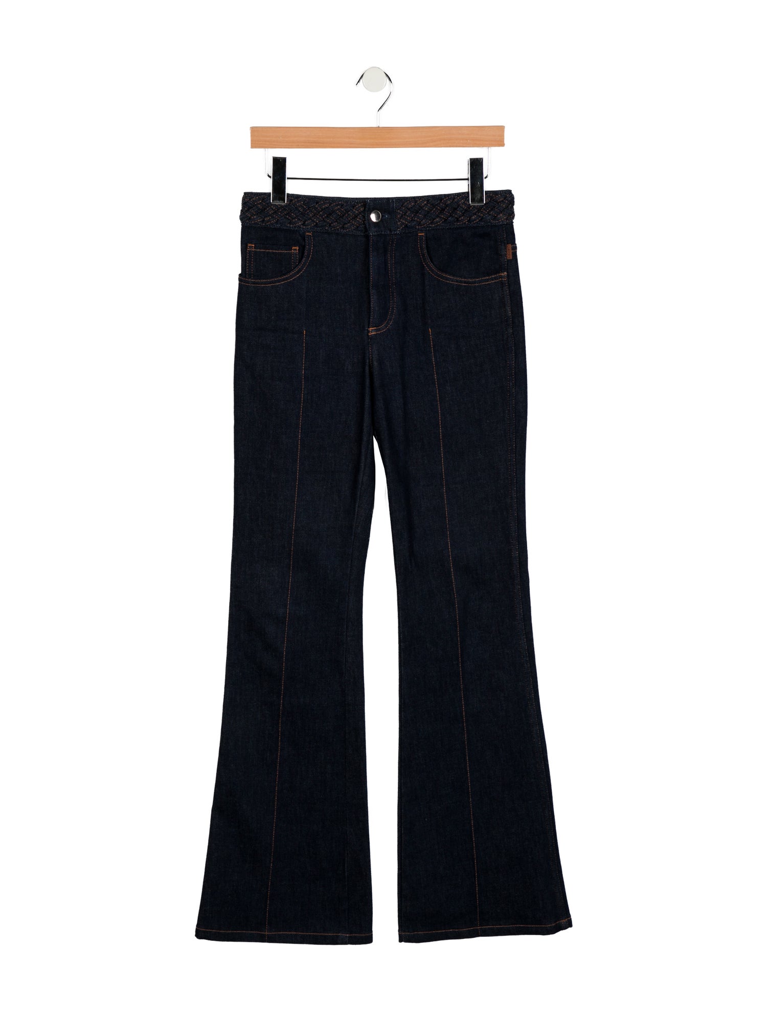Chloé Mid-Rise Wide Leg Jeans
