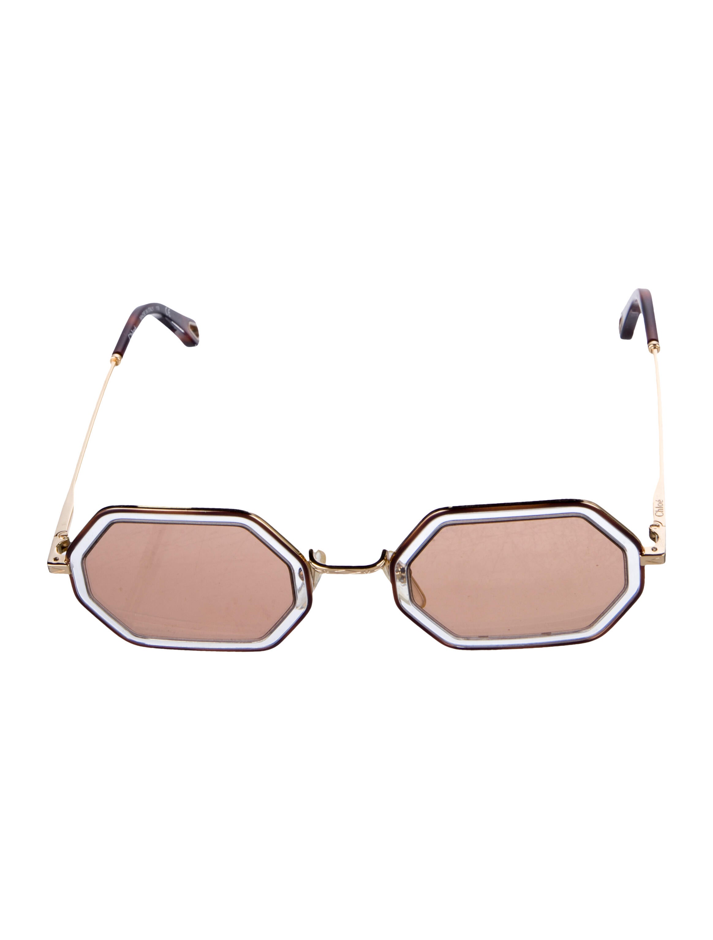Chloé Square Tinted Sunglasses