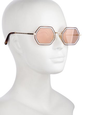 Chloé Square Tinted Sunglasses