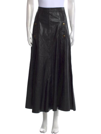 Chloé Calfskin Midi Length Skirt