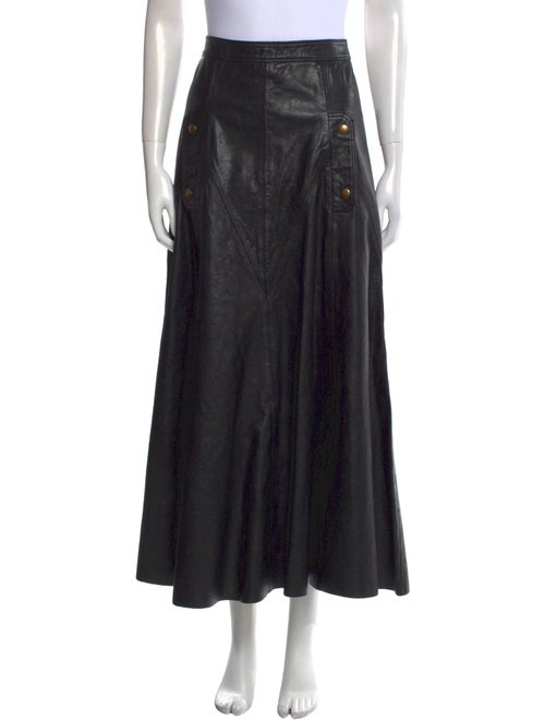Chloé Calfskin Midi Length Skirt