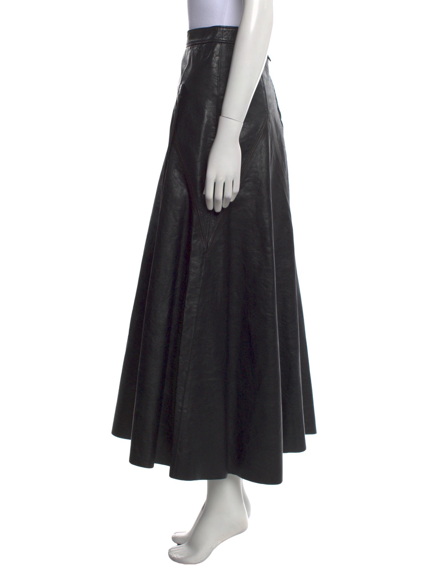 Chloé Calfskin Midi Length Skirt