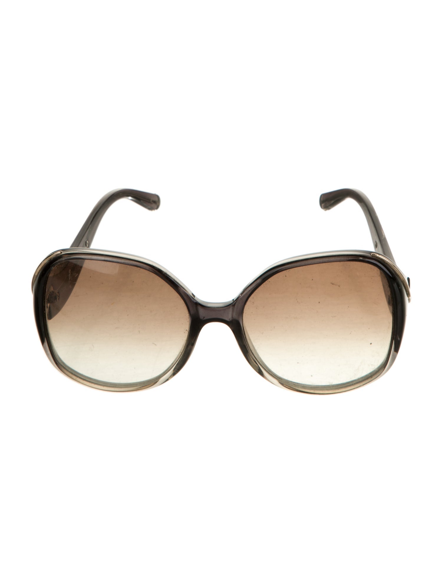 Chloé Round Gradient Sunglasses