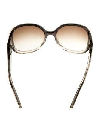 Chloé Round Gradient Sunglasses