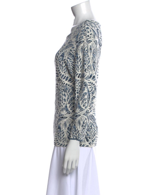 Chloé Printed Scoop Neck Top