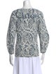 Chloé Printed Scoop Neck Top