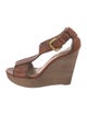 Chloé Leather T-Strap Sandals