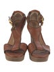 Chloé Leather T-Strap Sandals