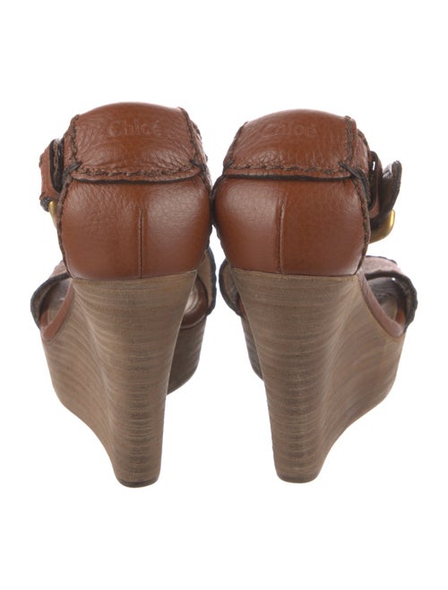 Chloé Leather T-Strap Sandals