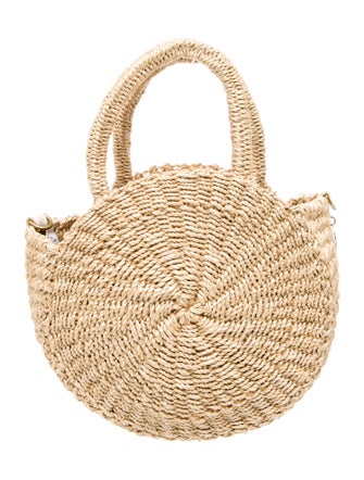 Clare V. Raffia Top Handle Bag