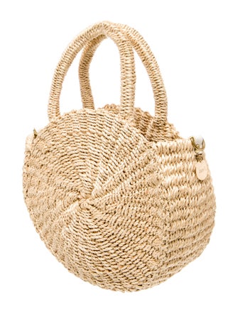 Clare V. Raffia Top Handle Bag