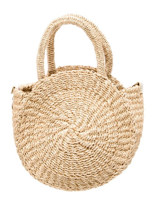 Clare V. Raffia Top Handle Bag