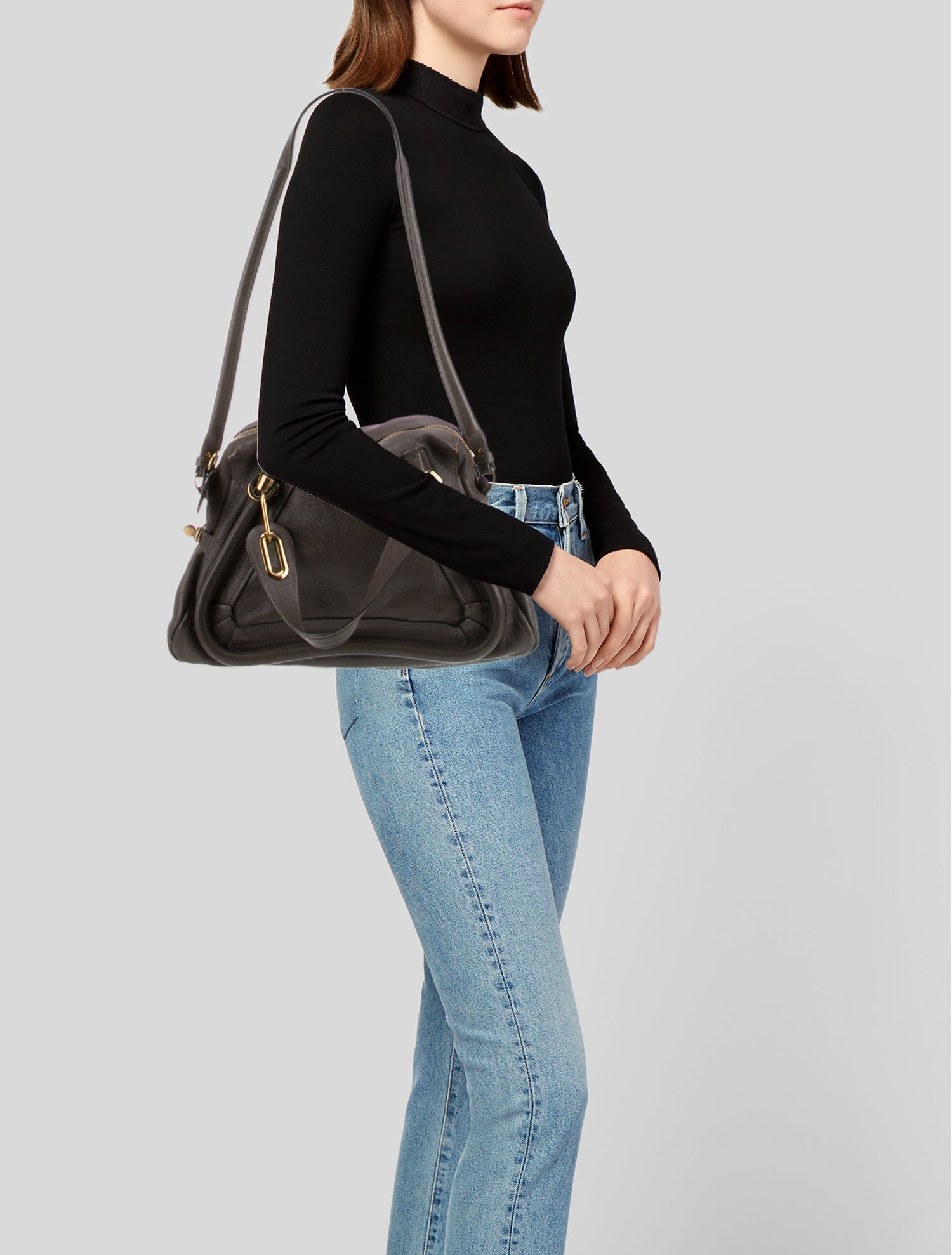 Chloé Leather Top Handle Bag