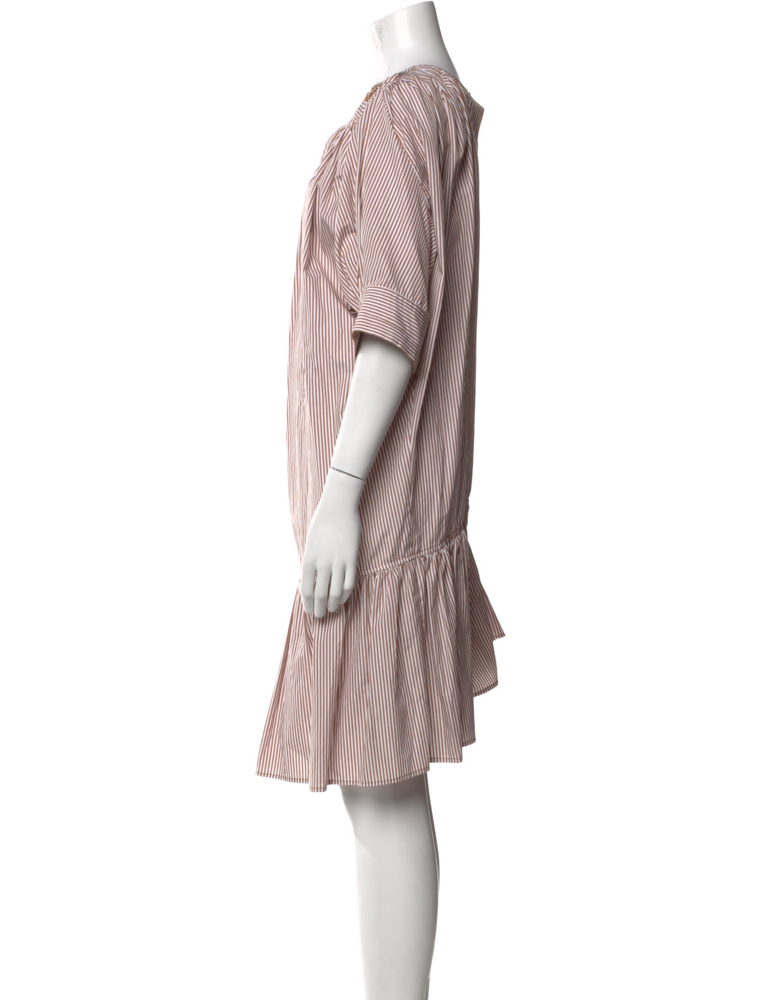 Chloé Striped Knee-Length Dress