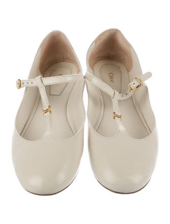 Chloé Leather Mary Jane Flats