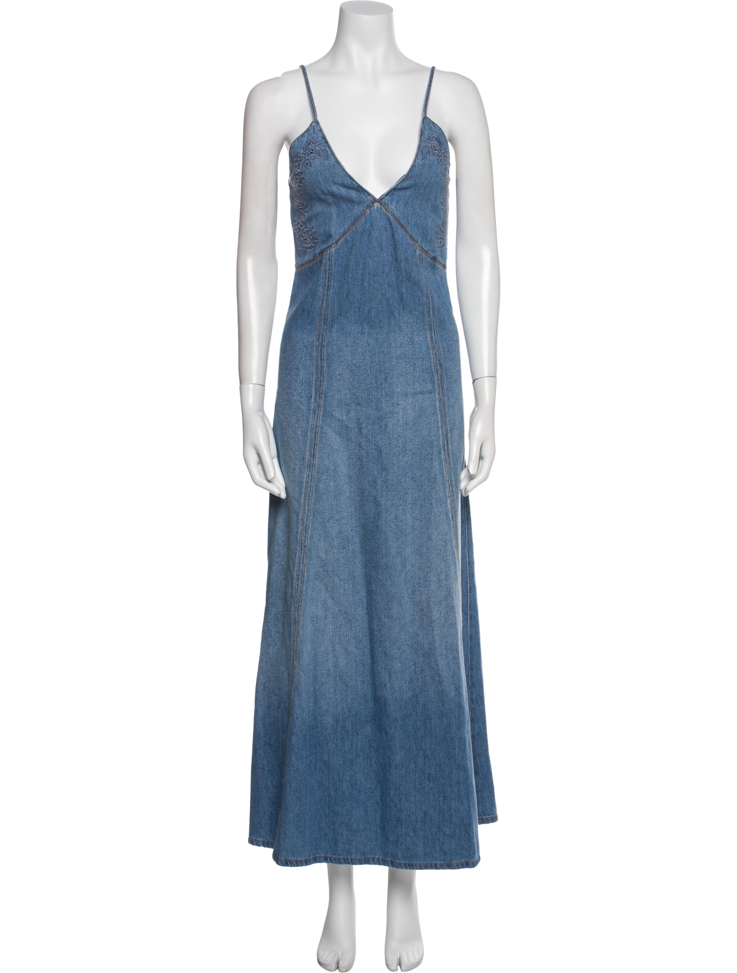 Chloé V-Neck Long Dress w/ Tags