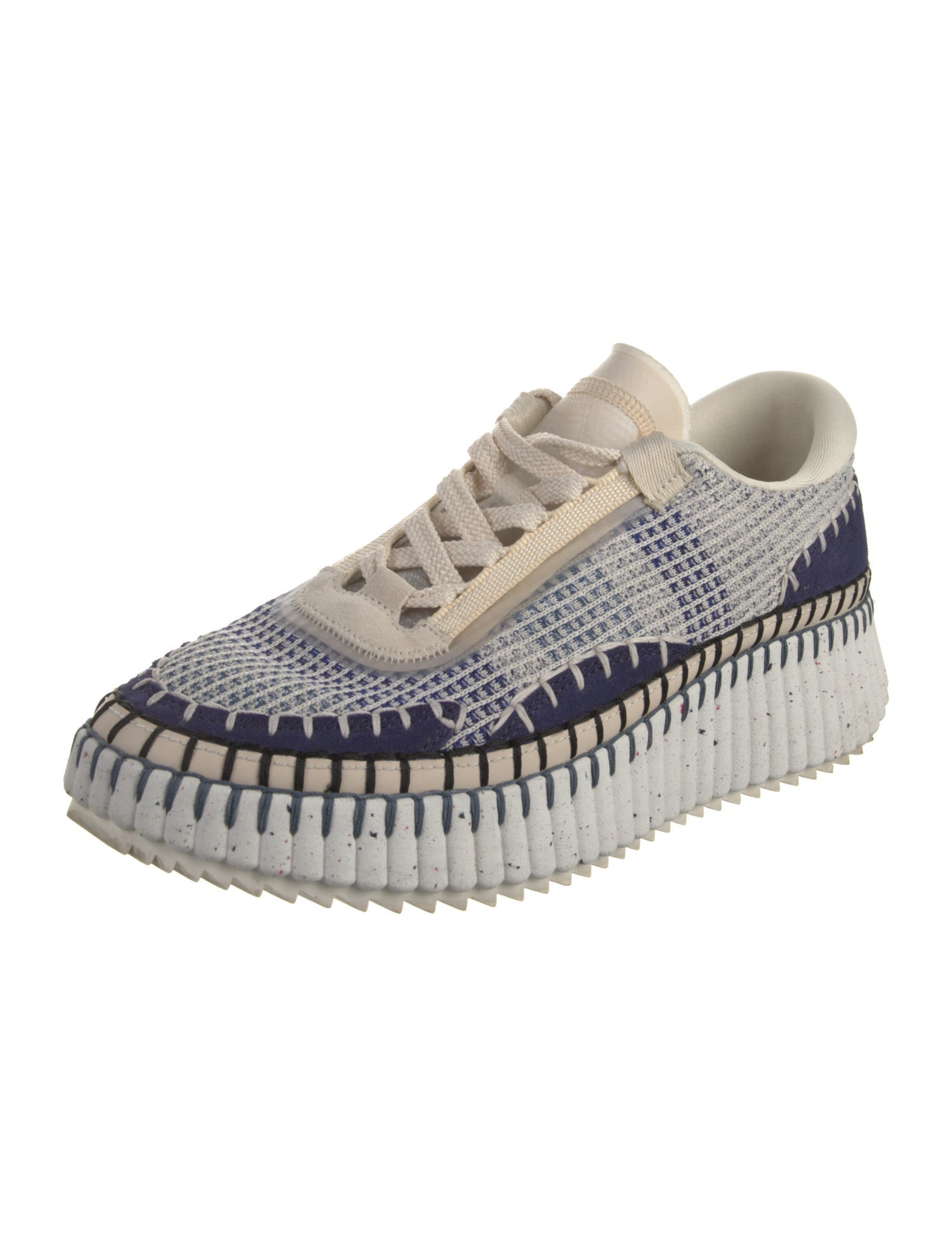 Chloé Whipstitch Trim Sneakers