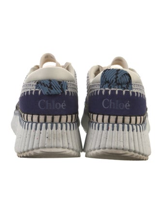 Chloé Whipstitch Trim Sneakers